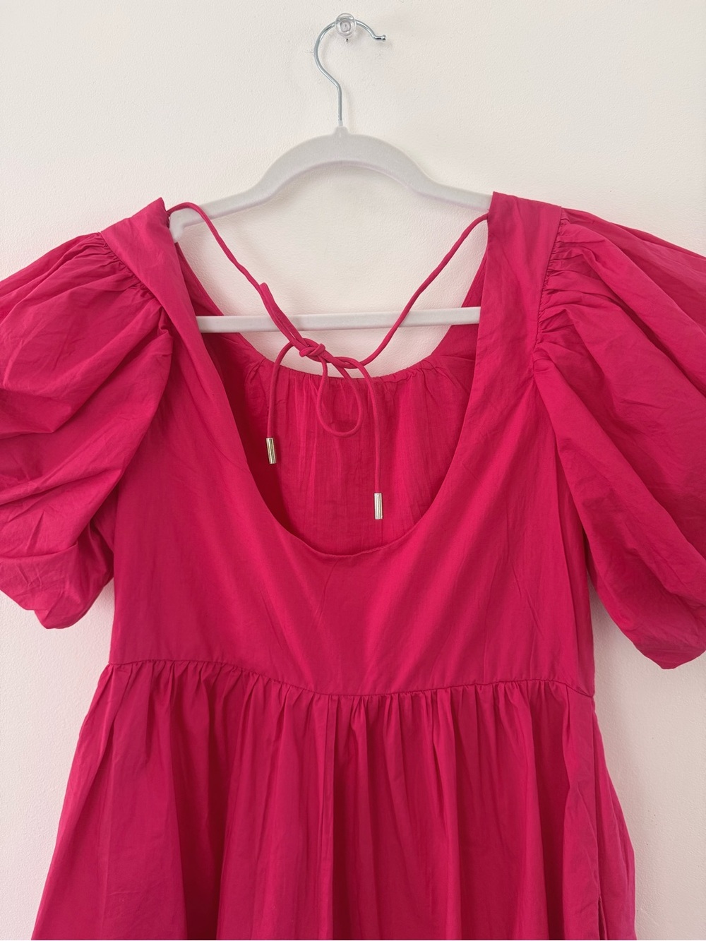 NWT Anthropologie Puff-Sleeve Romper Vibrant Brunch Summer Vacation Size 6 - Picture 10 of 14